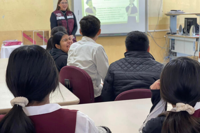 IMJUVE Nuevo Laredo promueve el respeto y la prevención del bullying en secundaria