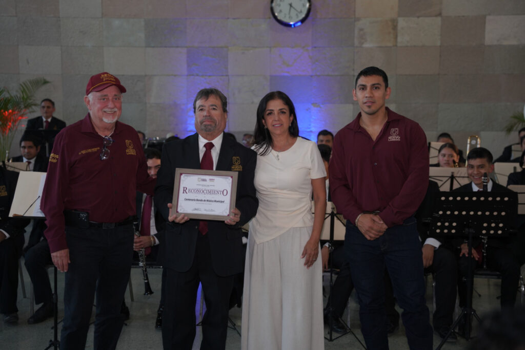 Celebran el 119° aniversario de la Centenaria Banda de Música Municipal de Nuevo Laredo con emotivo concierto