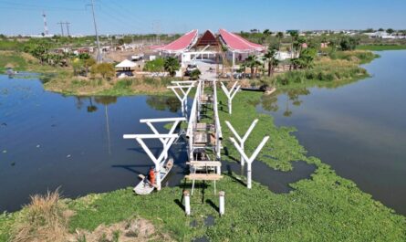 Avanza Gobierno de Nuevo Laredo en obras de transformación de espacios recreativos