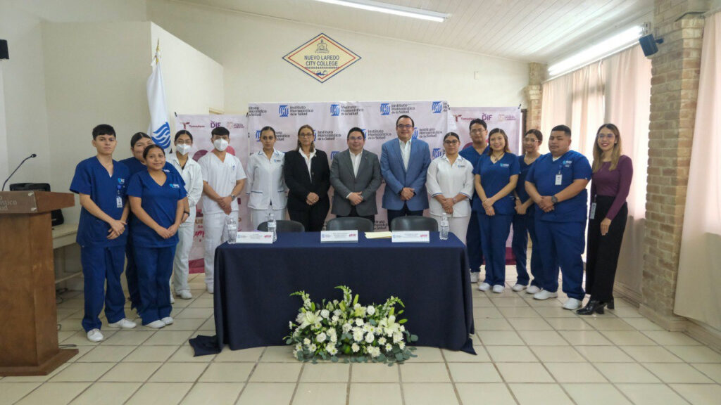 DIF Nuevo Laredo y el Instituto Humanístico de la Salud firman convenio de colaboración