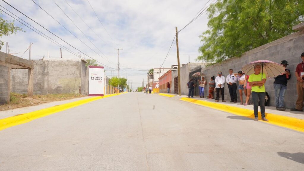 Elimina Gobierno de Nuevo Laredo brotes de agua con construcción de nueva red de drenaje en colonia Francisco Villa