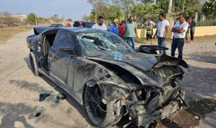 Volcadura en González deja 4 lesionados