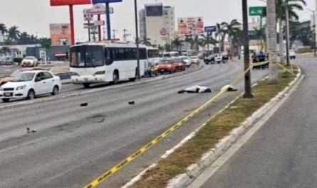 Fatal accidente en Tampico: motocicleta derrapa y deja dos muertos