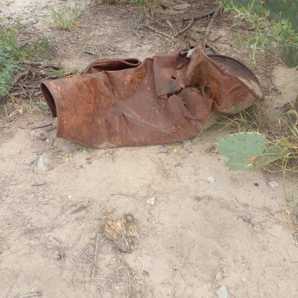 Hallan restos óseos calcinados durante operativo en Camargo