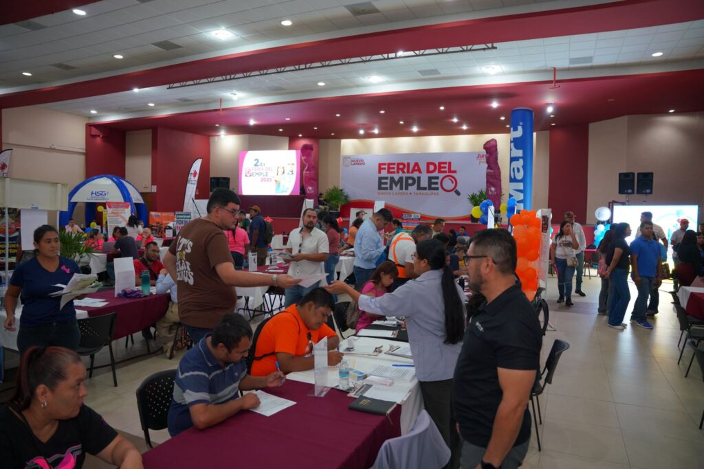 Inaugura Gobierno de Nuevo Laredo Segunda Feria del Empleo 2025