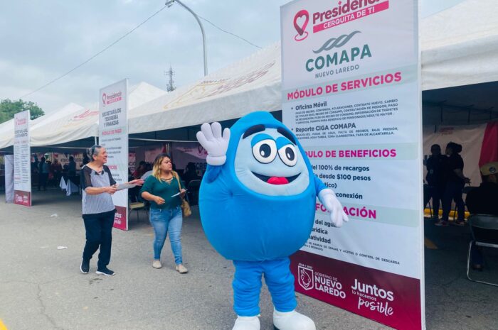 Se acerca COMAPA Nuevo Laredo a usuarios a través del programa Presidencia Cerquita de Ti