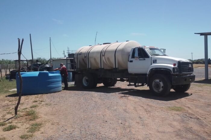 Mantiene Servicios Públicos Primarios de Nuevo Laredo servicio de pipas en colonias y ejidos de la periferia