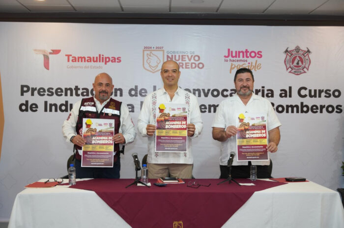 Convoca Gobierno Municipal a curso de inducción a la Academia de Bomberos en Nuevo Laredo