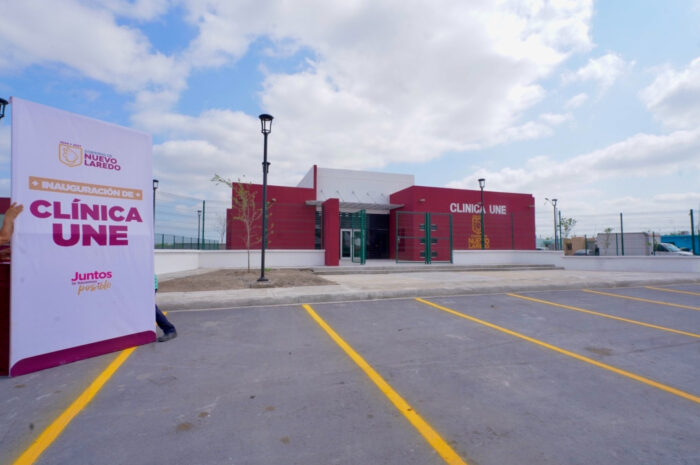 Gobierno de Nuevo Laredo inaugura la Clínica UNE “Dr. Mario Alberto Pérez Coss” en Valles de Anáhuac, reafirmando el compromiso con la salud