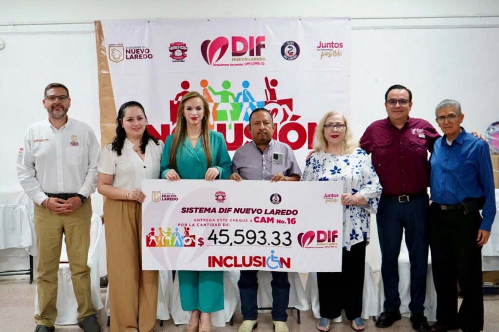 Concluye DIF entrega de apoyos a Centros de Atención Múltiple de Nuevo Laredo