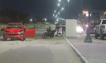 Mueren dos jóvenes tras choque en motocicleta en Playa Miramar