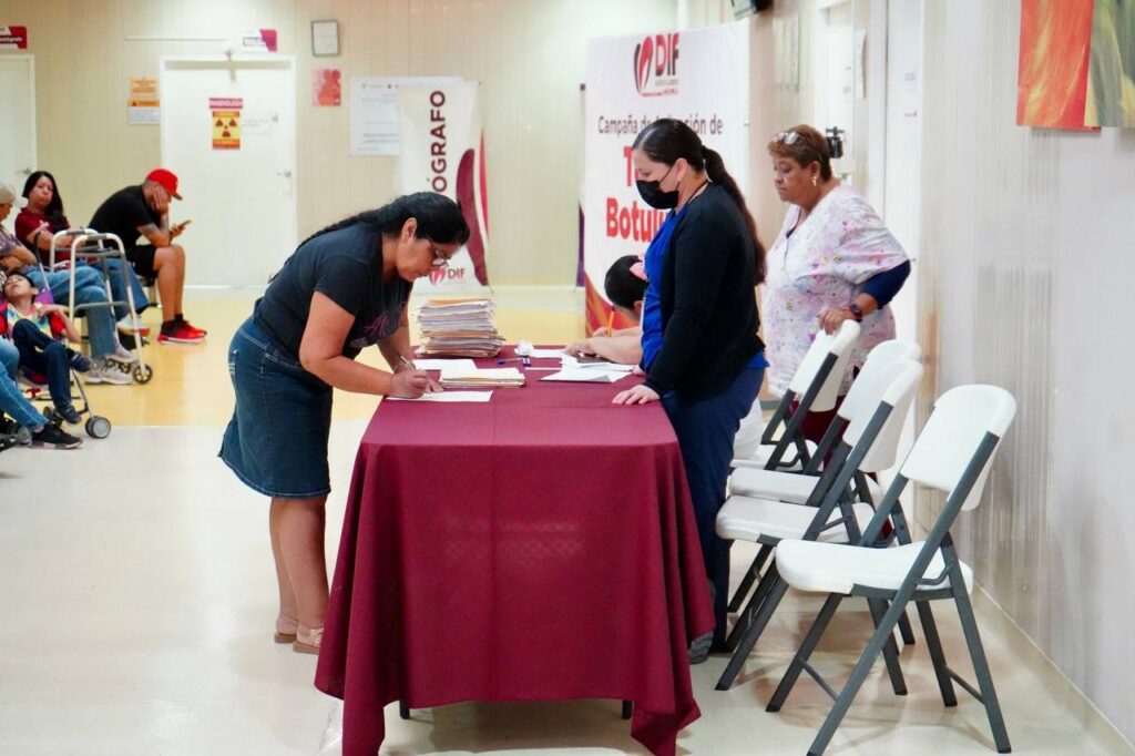 DIF Nuevo Laredo mejora movilidad de pacientes con aplicación gratuita de toxina botulínica