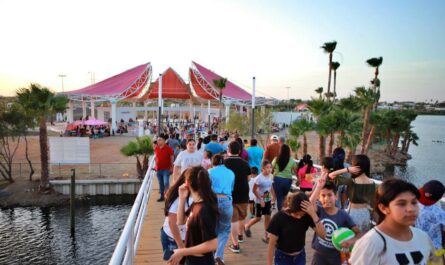 El Laguito se llena de vida: familias abarrotan el parque tras inauguración del puente panorámico