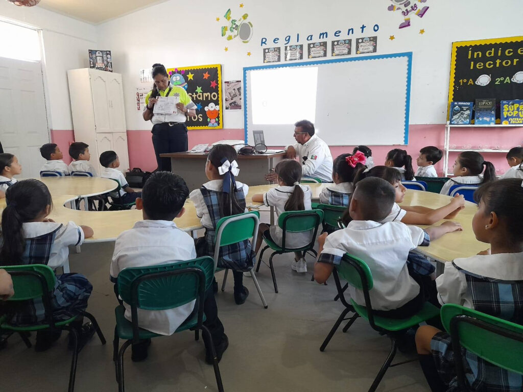 Promueve Tránsito de Nuevo Laredo cultura vial en niñas y niños