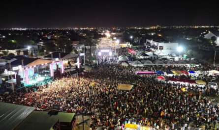 Neolaredenses celebran a lo grande su 177 aniversario con música, sabor y unión familiar