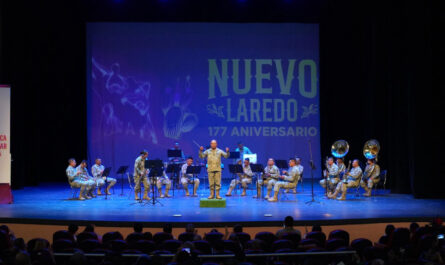 Brinda SEDENA gran concierto de gala como parte de los festejos del 177 aniversario de Nuevo Laredo