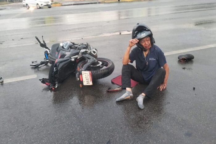 Motociclista sufre grave accidente rumbo al trabajo en Altamira