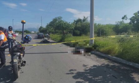 Fatal accidente en Cd. Victoria: joven se estrella en su moto