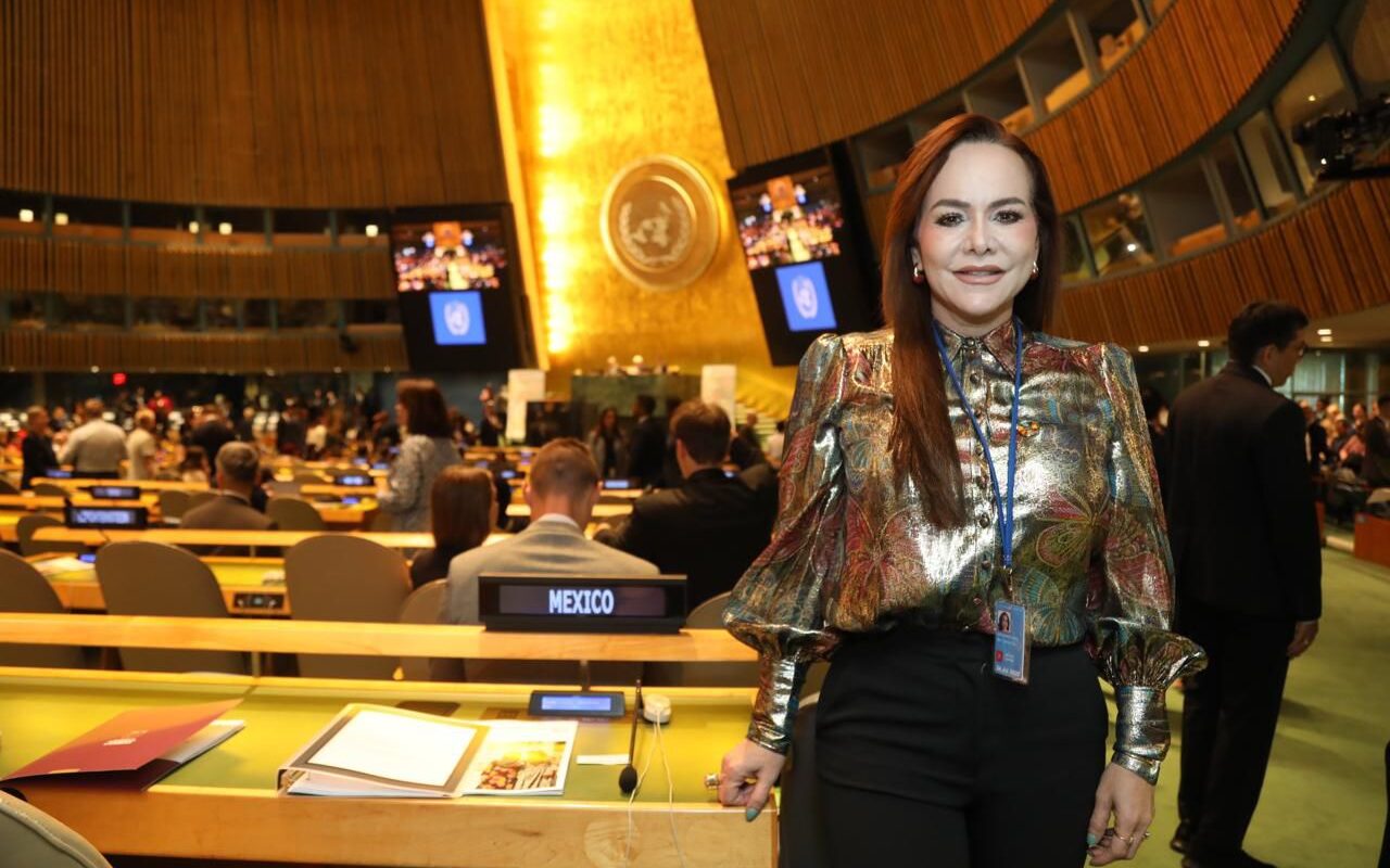 Carmen Lilia representa a México en foro de la ONU