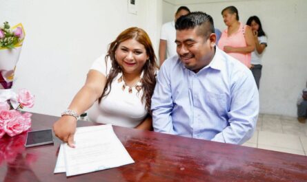 Impulsa DIF Nuevo Laredo la formalización de parejas con bodas gratuitas