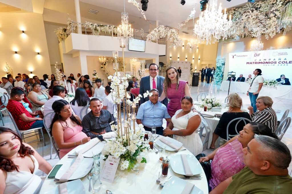 DIF Nuevo Laredo celebra a 83 nuevas familias en campaña de matrimonios gratuito