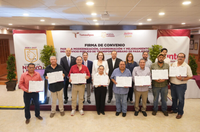 Carmen Lilia Canturosas impulsa histórico cambio en el transporte público de Nuevo Laredo