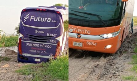 Autobuses buscaban rodear el bloqueo en San Fernando y terminaron varados