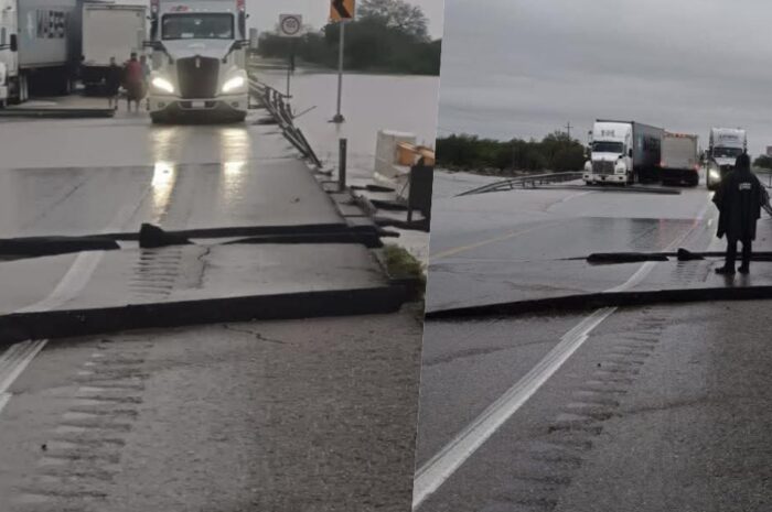 Incomunicadas varias vías en Tamaulipas por lluvias y desbordes