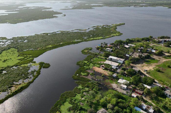 Baja el nivel de la laguna Champayán, pero persisten afectaciones
