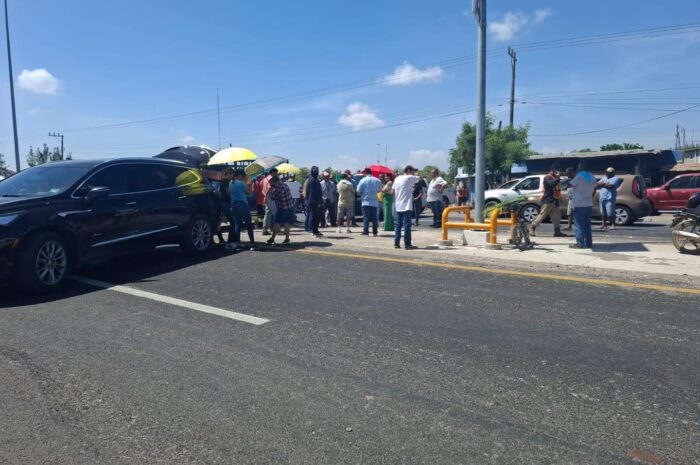 Pobladores de Altamira bloquean carretera por falta de agua