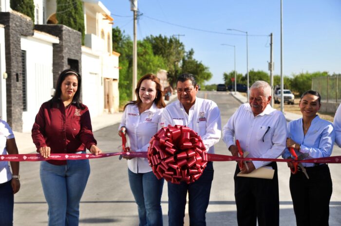 Entrega Carmen Lilia Canturosas dos obras viales en el poniente de la ciudad con inversión superior a los 6.6 mdp