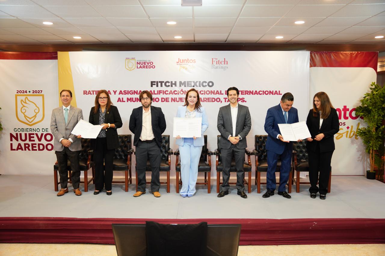 Nuevo Laredo ejemplo nacional en finanzas públicas; ratifica Fitch Ratings calificación crediticia AAA