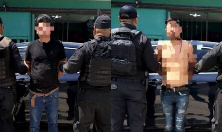 Guardia Estatal detiene a 2 hombres con arma de fuego en Reynosa