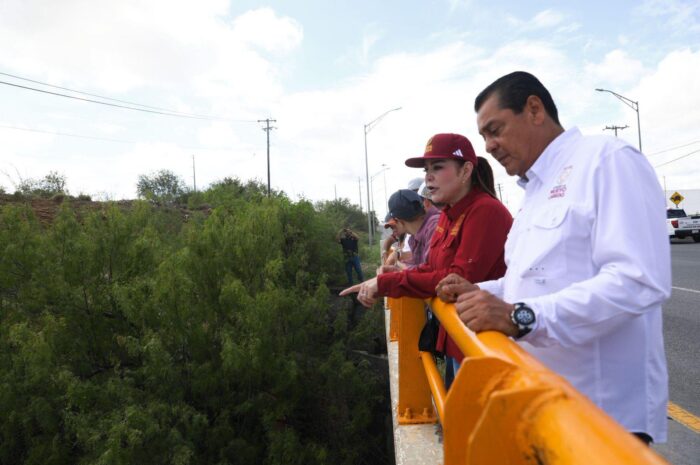 Alcaldesa Carmen Lilia Canturosas supervisa operativo de apoyo ciudadano tras tormenta en Nuevo Laredo