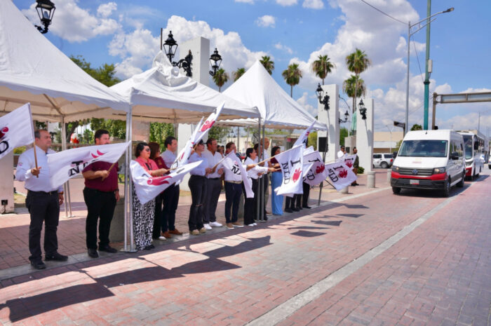 Carmen Lilia Canturosas da arranque a más rutas express de transporte público que conectarán colonias del poniente