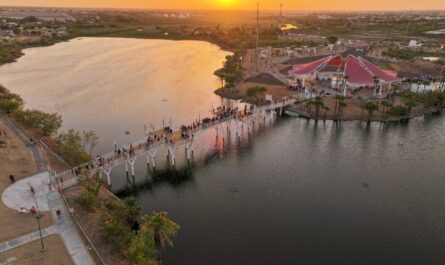 Consolida alcaldesa Carmen Lilia Canturosas rescate de El Laguito con inversión en infraestructura y saneamiento