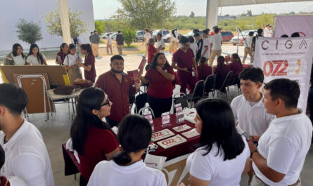 IMJUVE Nuevo Laredo acerca programas y servicios a más de 500 estudiantes de la Prepa Elena Poniatowska