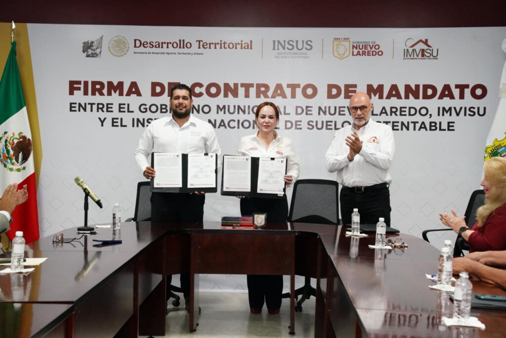 Se unen Gobierno de Nuevo Laredo e INSUS para apoyar a familias con trámite de escrituras Se unen Gobierno de Nuevo Laredo e INSUS para apoyar a familias con trámite de escrituras