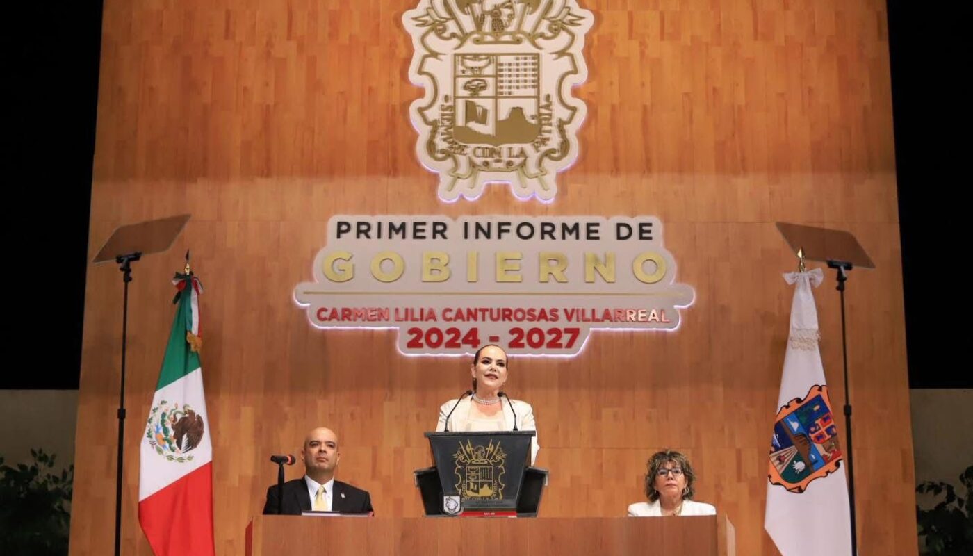 “Juntos lo hacemos posible”: presenta Carmen Lilia Canturosas primer informe de resultados del segundo periodo