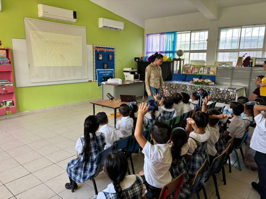 Impulsa Gobierno de Nuevo Laredo educación ambiental en el Jardín de Niños La Paz
