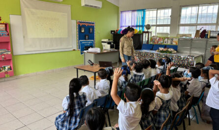 Impulsa Gobierno de Nuevo Laredo educación ambiental en el Jardín de Niños La Paz