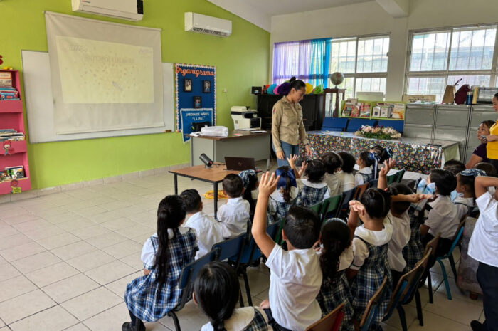 Impulsa Gobierno de Nuevo Laredo educación ambiental en el Jardín de Niños La Paz