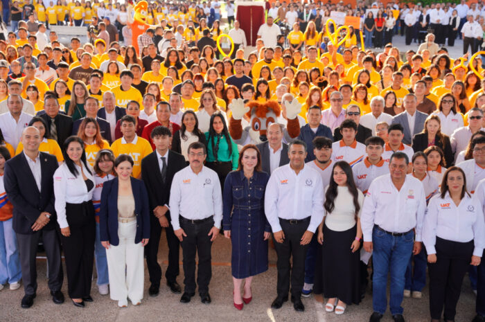 Carmen Lilia Canturosas y rector de la UAT fortalecen infraestructura educativa para beneficio de más de mil 500 estudiantes