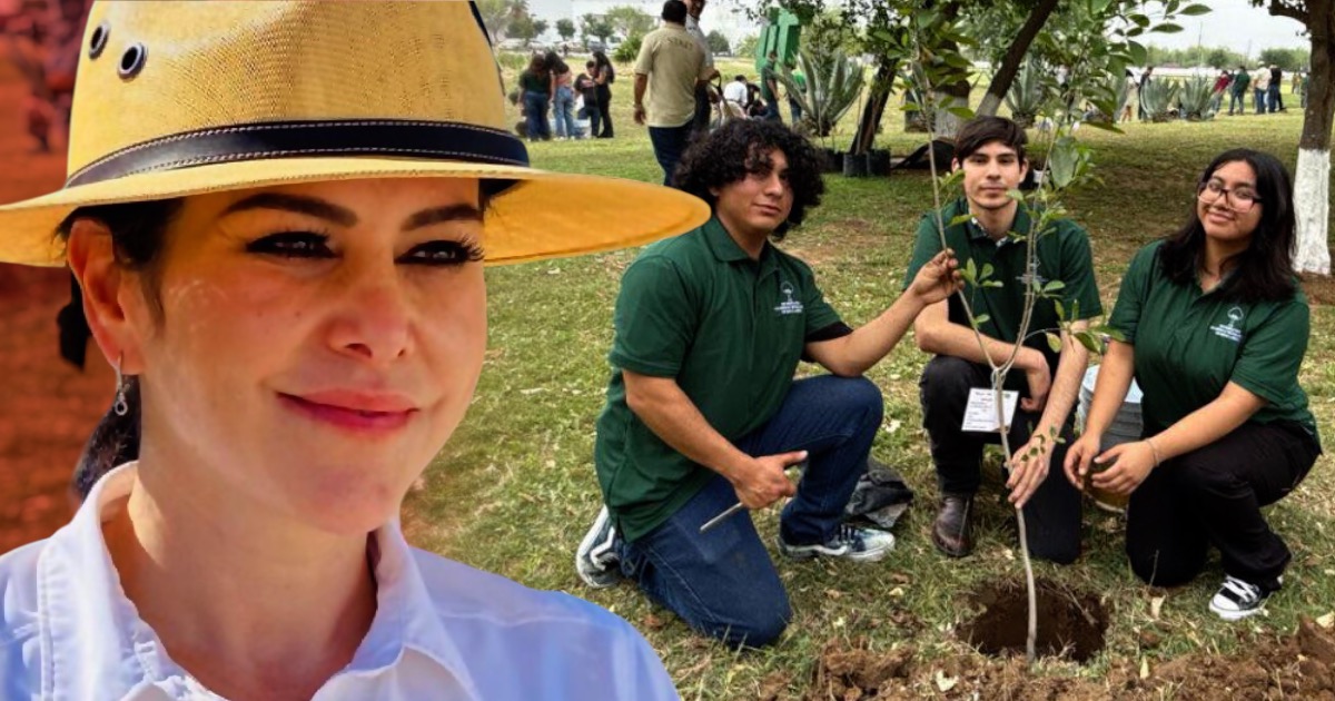 Carmen Lilia Canturosas impulsa reforestación histórica de 1,600 árboles