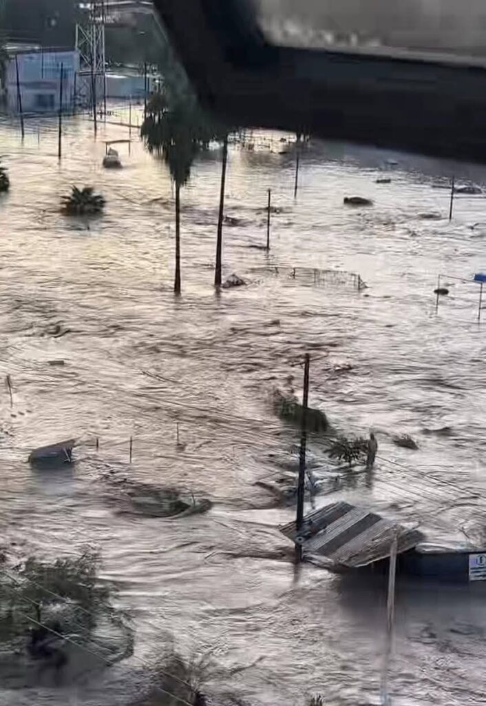 Río Cazones provoca severas inundaciones en Poza Rica