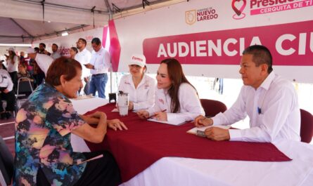 “Presidencia Cerquita de Ti” llega a la colonia La Joya; alcaldesa Carmen Lilia Canturosas reafirma su compromiso con la ciudadanía