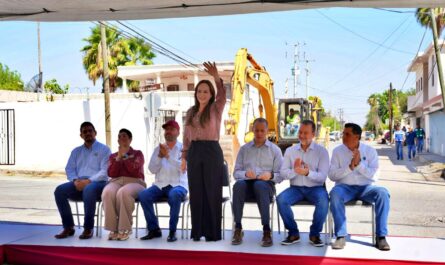 Impulsa Carmen Lilia Canturosas histórico arranque de obras hídricas para garantizar saneamiento de impacto binacional