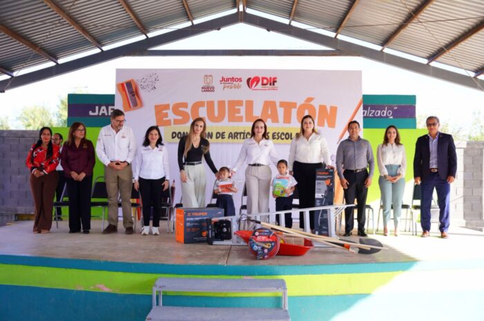 Con liderazgo educativo, Carmen Lilia Canturosas marca diferencia con apoyos escolares; más de 300 planteles reciben equipo de mantenimiento