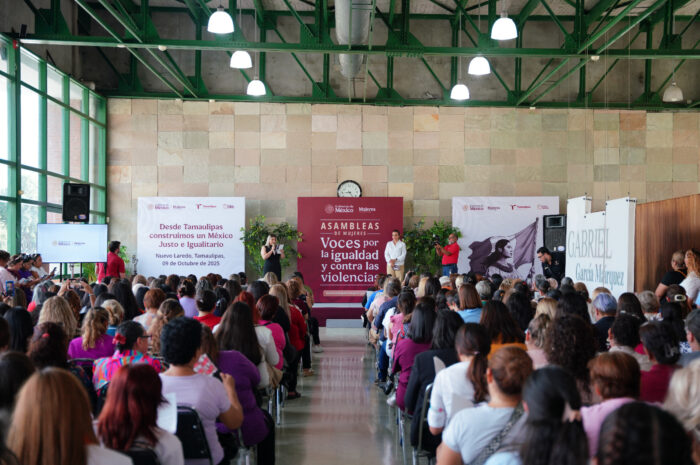 Mujeres de Nuevo Laredo se unen por la igualdad y una vida libre de violencias