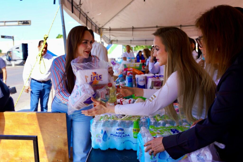 Nuevo Laredo envía más de 50 toneladas de apoyo a familias afectadas por lluvias